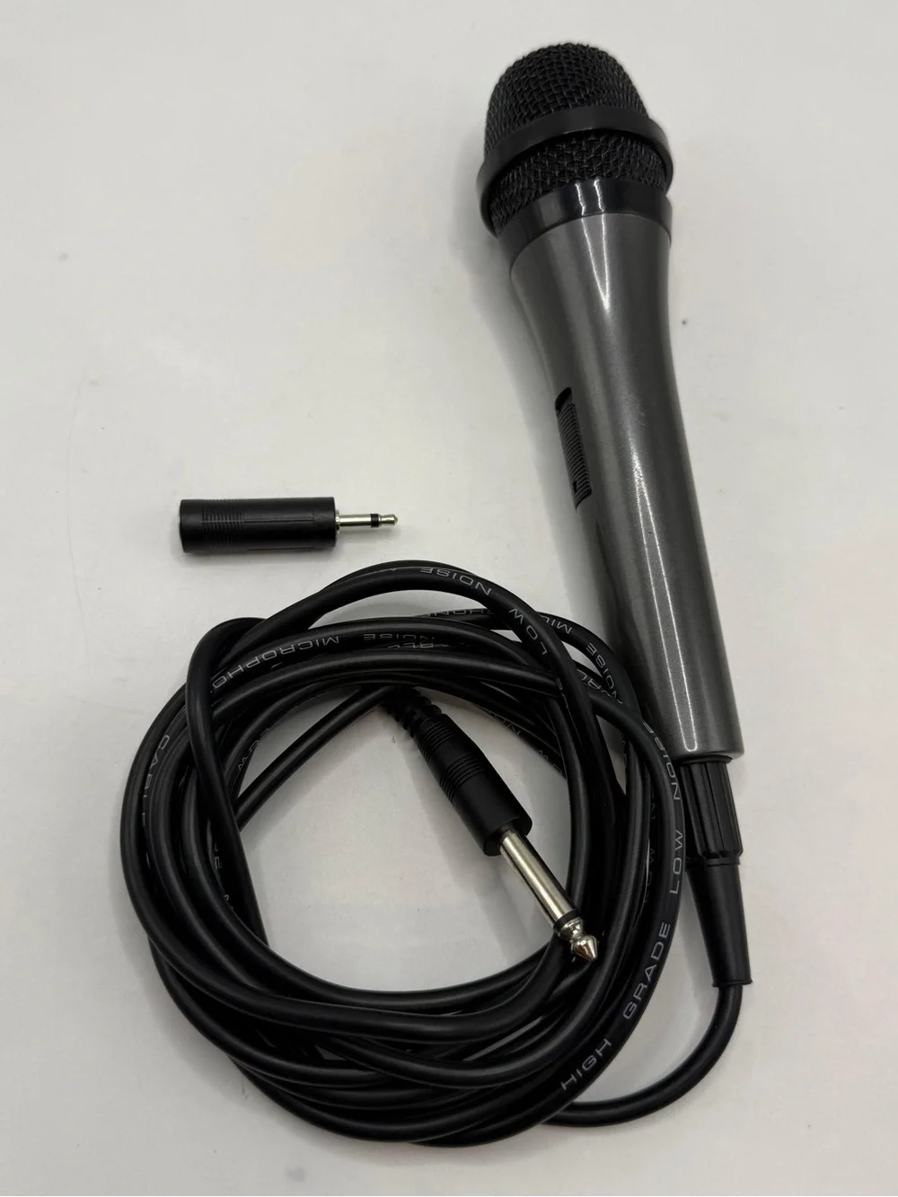 Wired Dynamic Handheld Microphone 9ft Cable 1/4” Plug Karaoke PA Audio